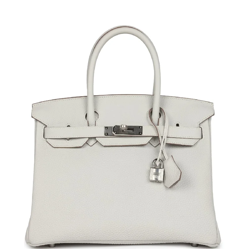 Hermes Birkin 30 Gris Pale Togo Palladium Hardware