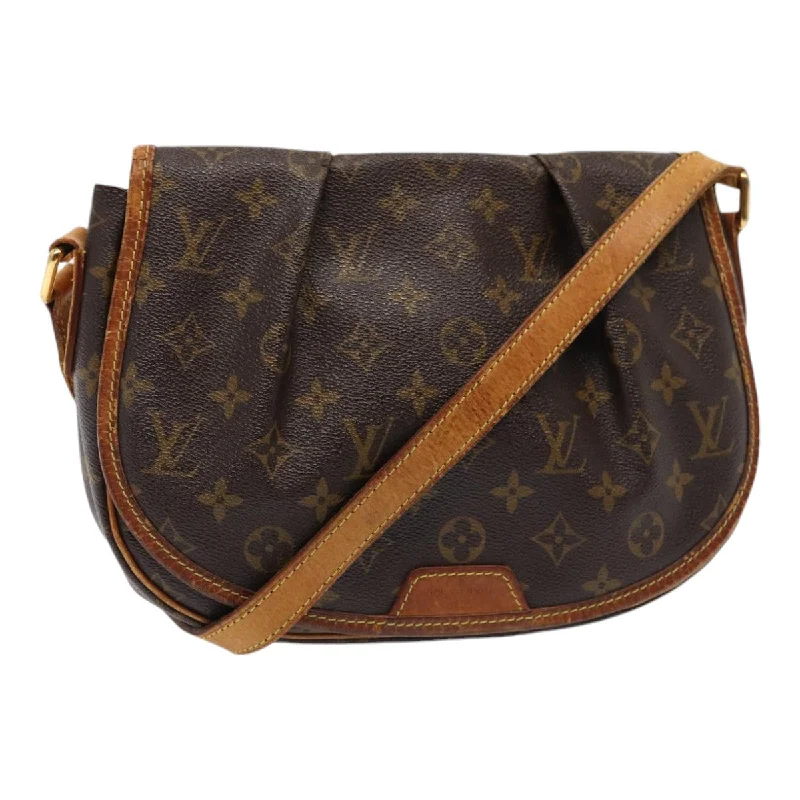 LOUIS VUITTON Monogram Menilmontant PM Shoulder Bag M40474 LV Auth 86751