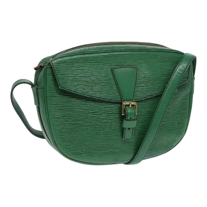 LOUIS VUITTON Epi Jeune Fille MM Shoulder Bag Green M52154 LV Auth 86815