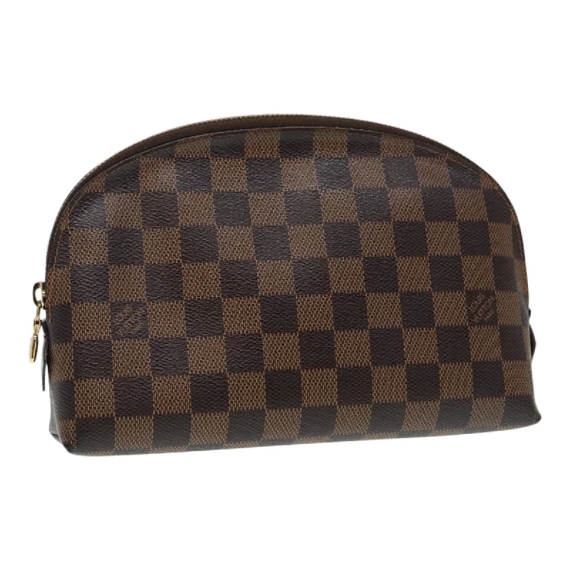 LOUIS VUITTON Damier Ebene Pochette Cosmetic GM Pouch N23345 LV Auth 84974