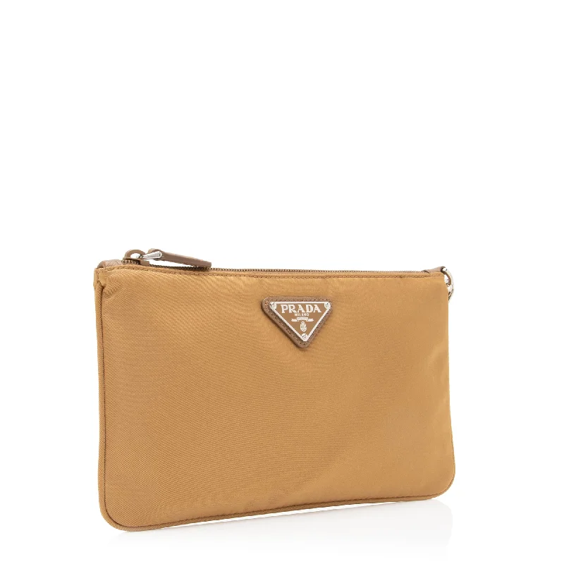 Prada Tessuto Saffiano Piatto Maniglia Wristlet Clutch lfeDk8